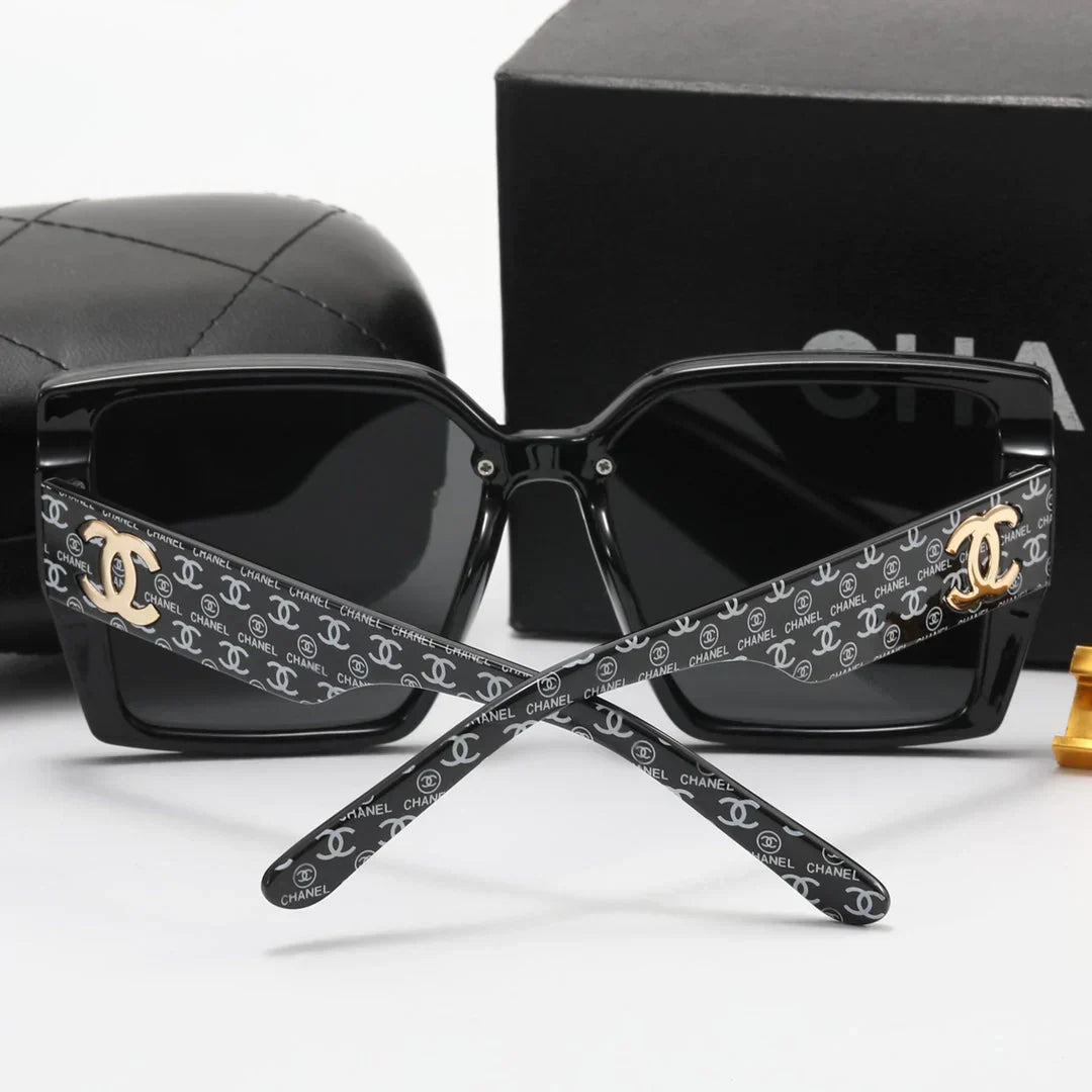 4 color fashion printing temple polarized sunglasses