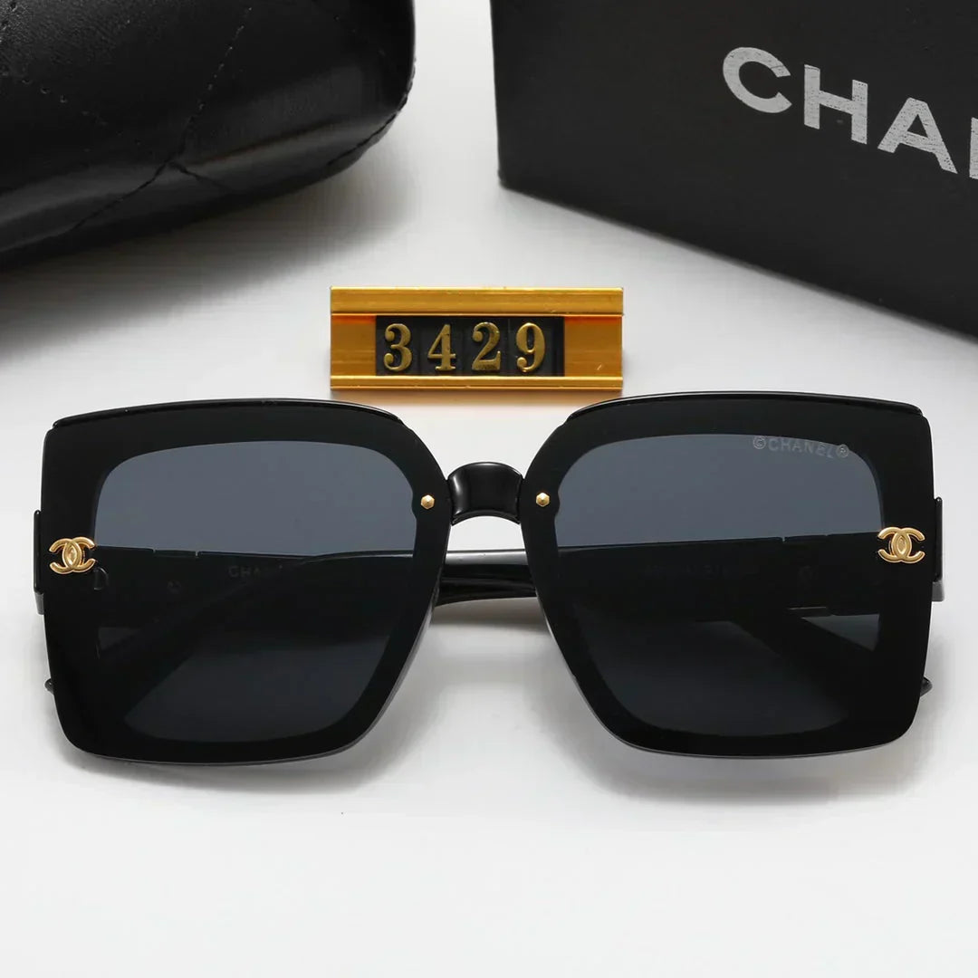 4 color fashion size 5 double C temple polarized sunglasses