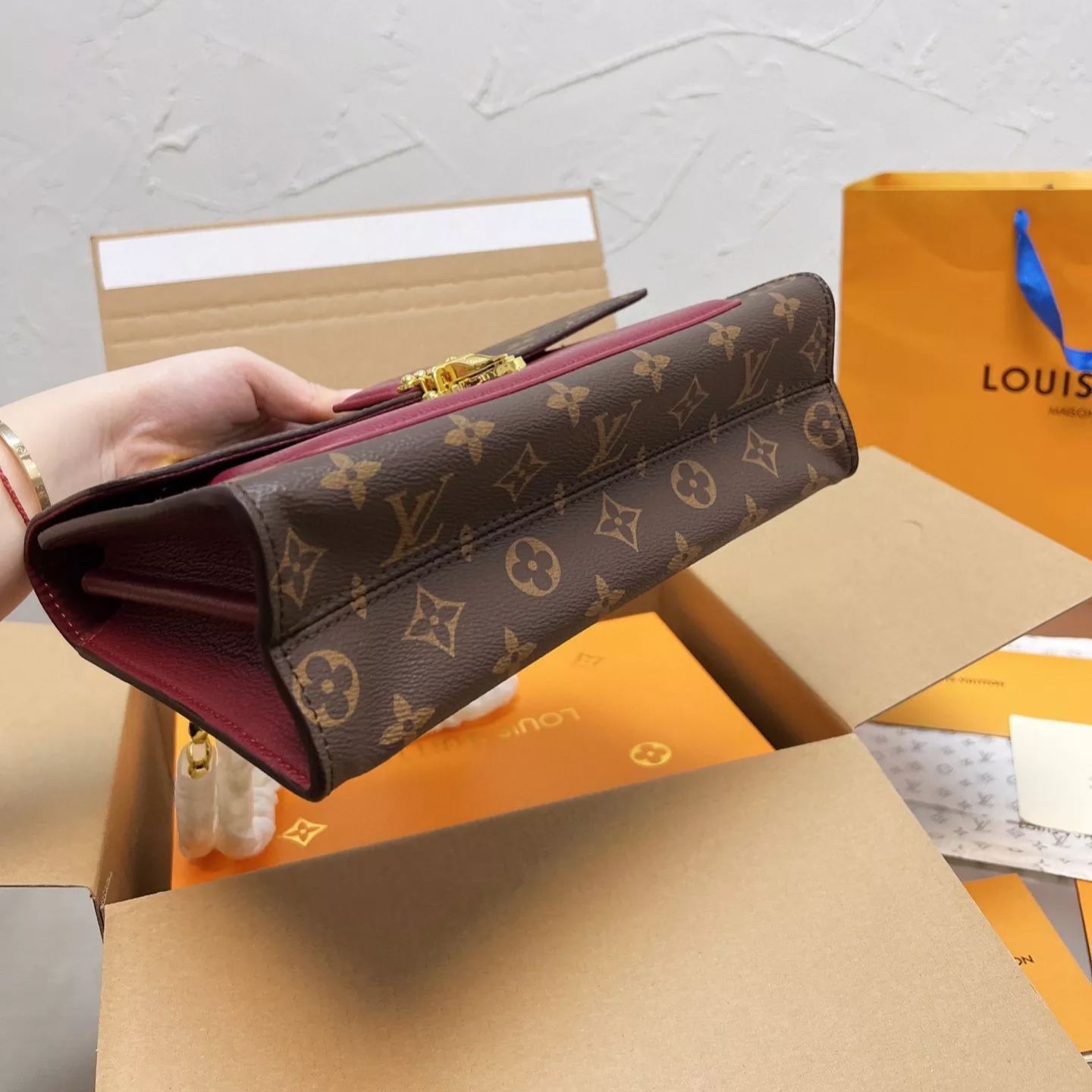 Victoire Monogram Chain Bag