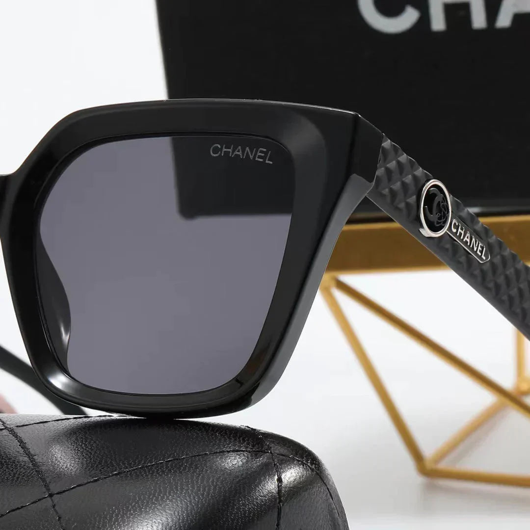 4-color double  rhombic temple polarized sunglasses