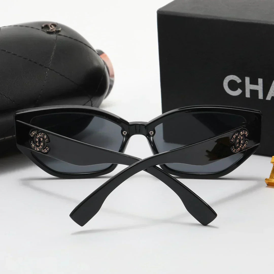 4 color fashion  inlaid letter polarized sunglasses