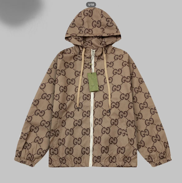 0808 New printed outdoor zipper hoodie