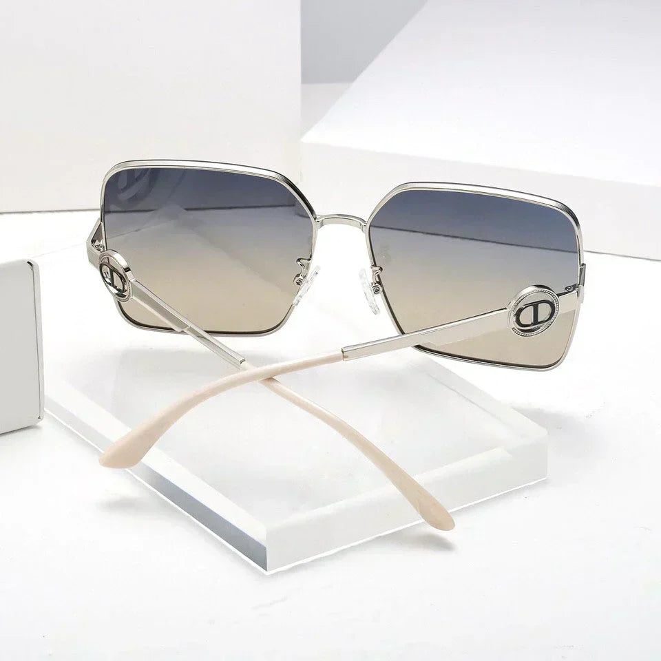 4 color round hollowed out polarized sunglasses