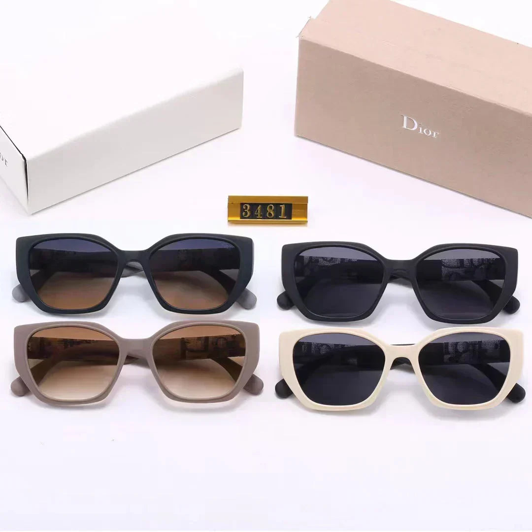 4-color fashion printing temple polarized sunglasses