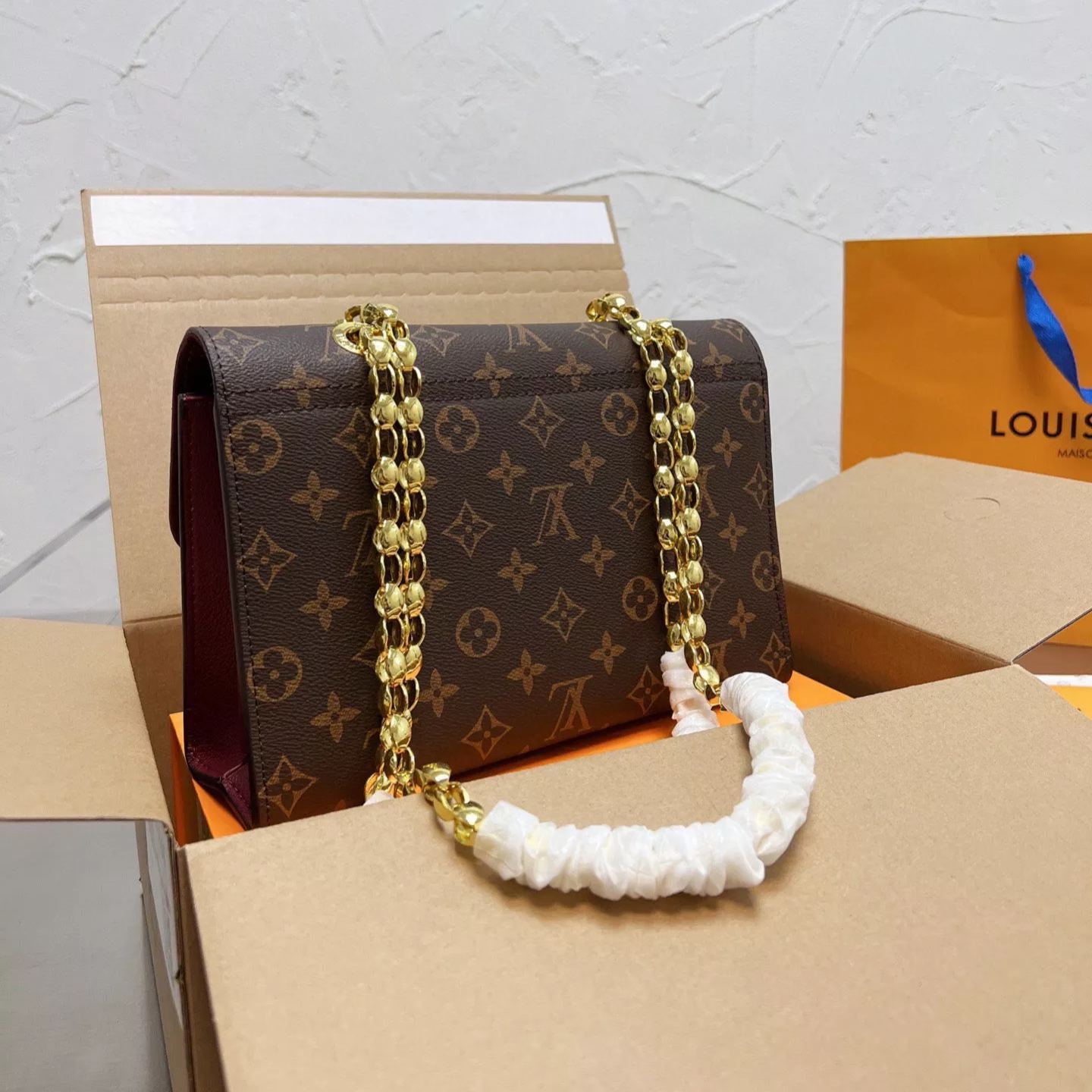 Victoire Monogram Chain Bag