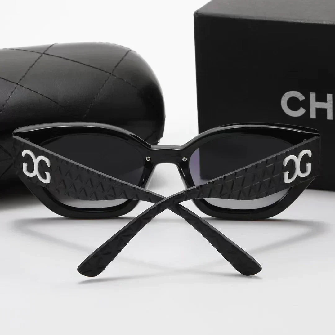 4-color fashion triangle rhombus temple polarized sunglasses