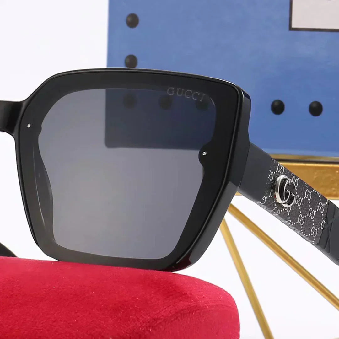 4-color fashion printing temple polarized sunglasses