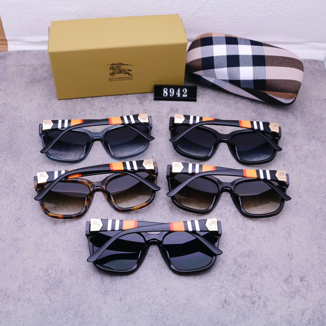 Vintage Fashion Square Plaid Sunglasses