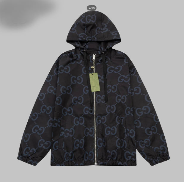 0808 New printed outdoor zipper hoodie