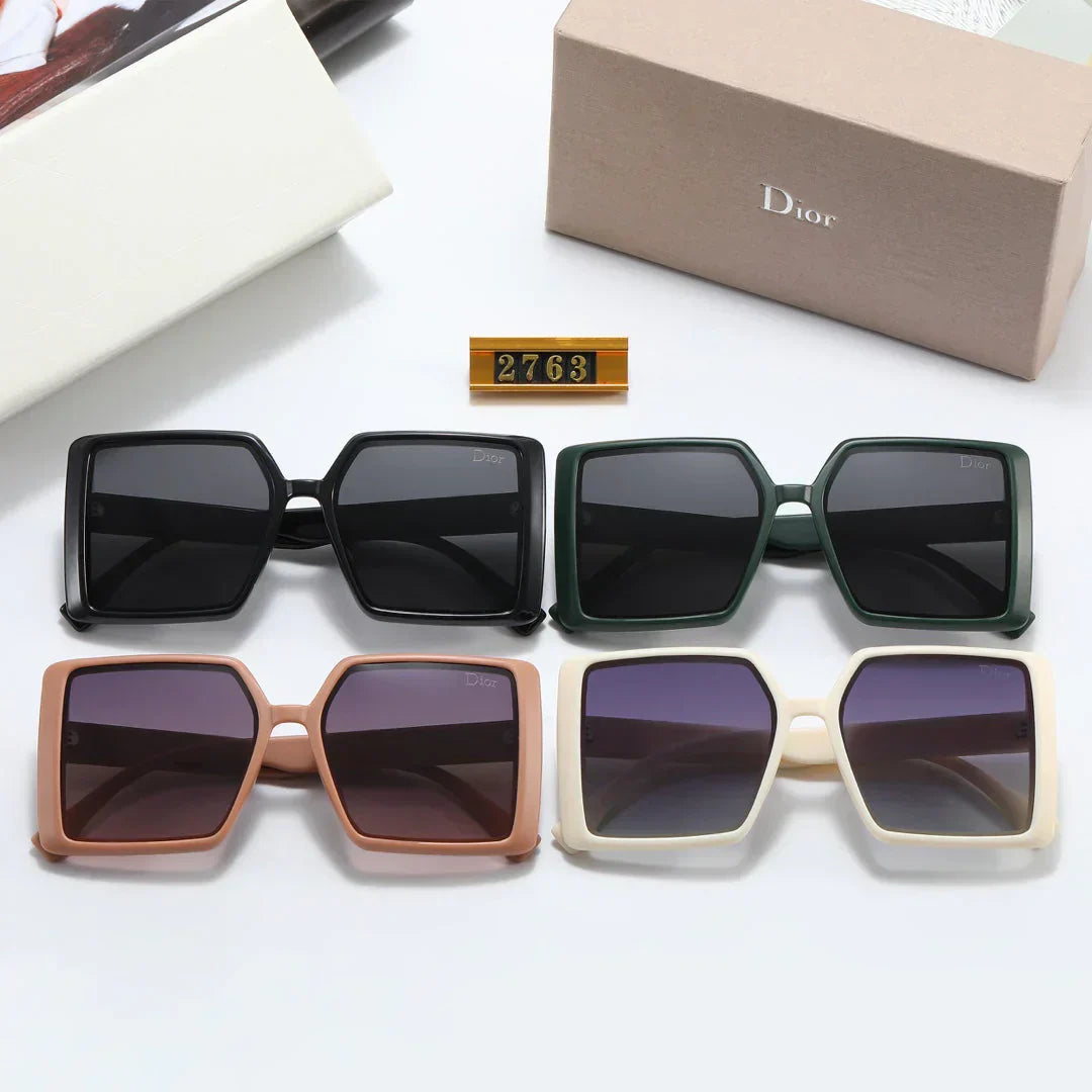 4 Colors Simple Letter Polarized Sunglasses
