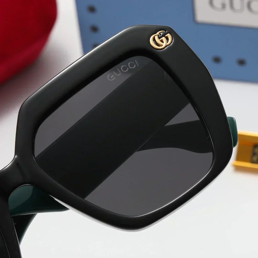 4 Colors Fashion Double Striped Frame Sunglasses