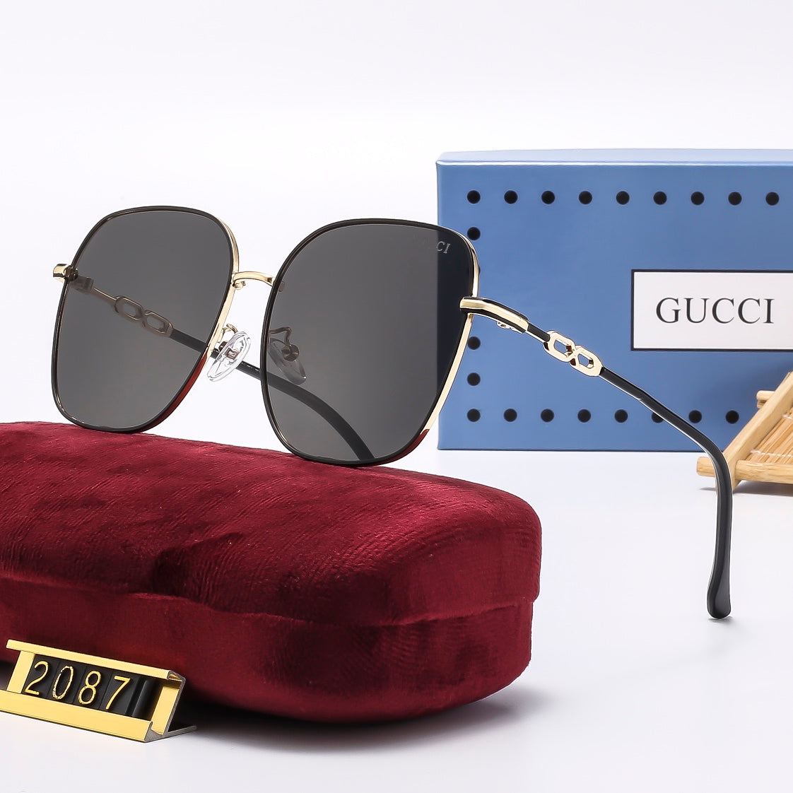 4-color travel essential sunglasses 2087