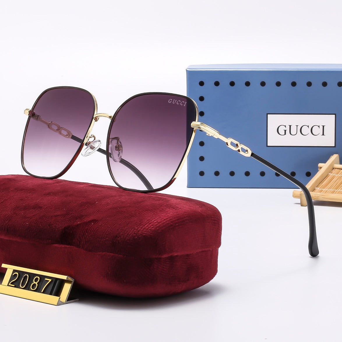 4-color travel essential sunglasses 2087