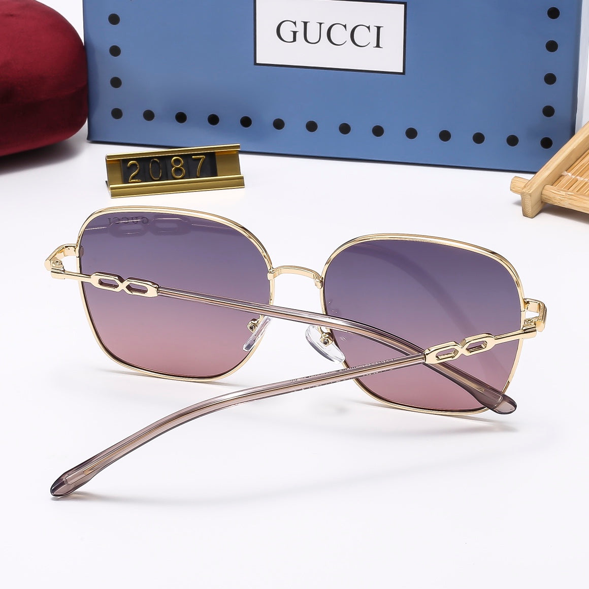 4-color travel essential sunglasses 2087