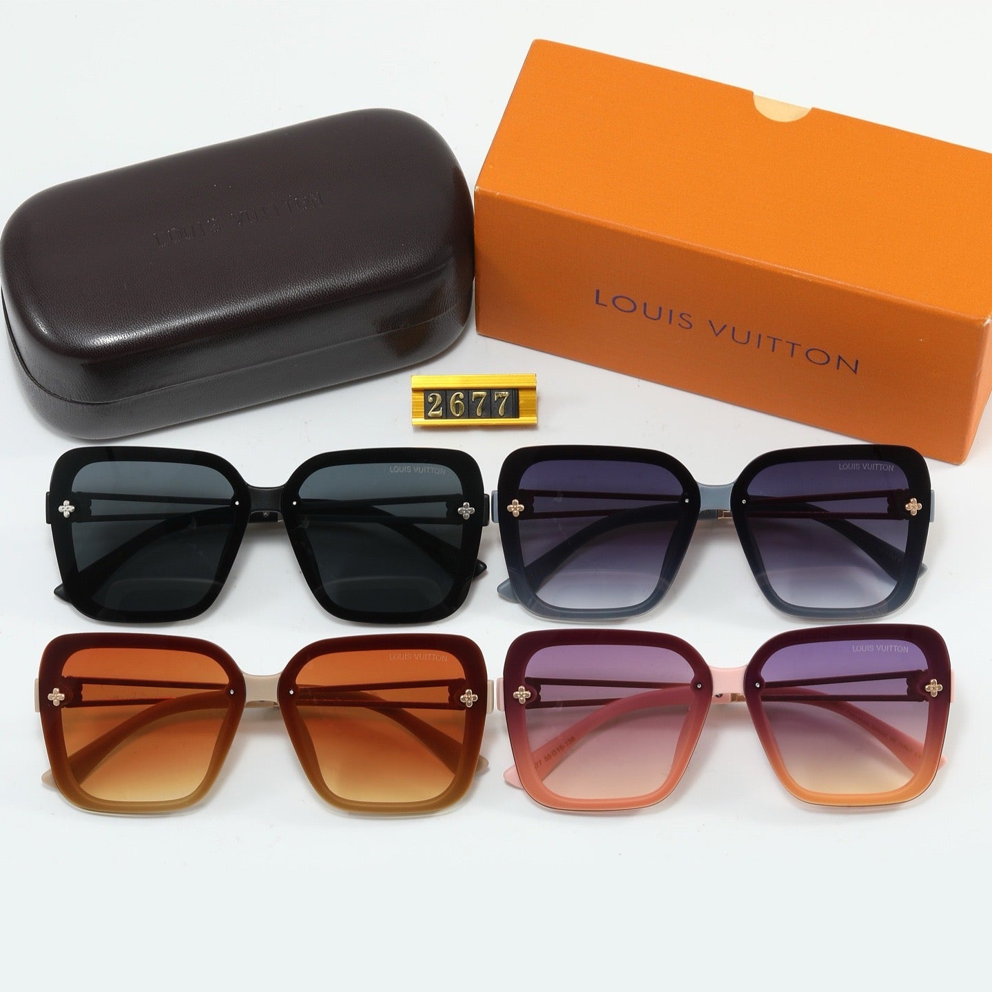 4 colors of new popular sunglasses