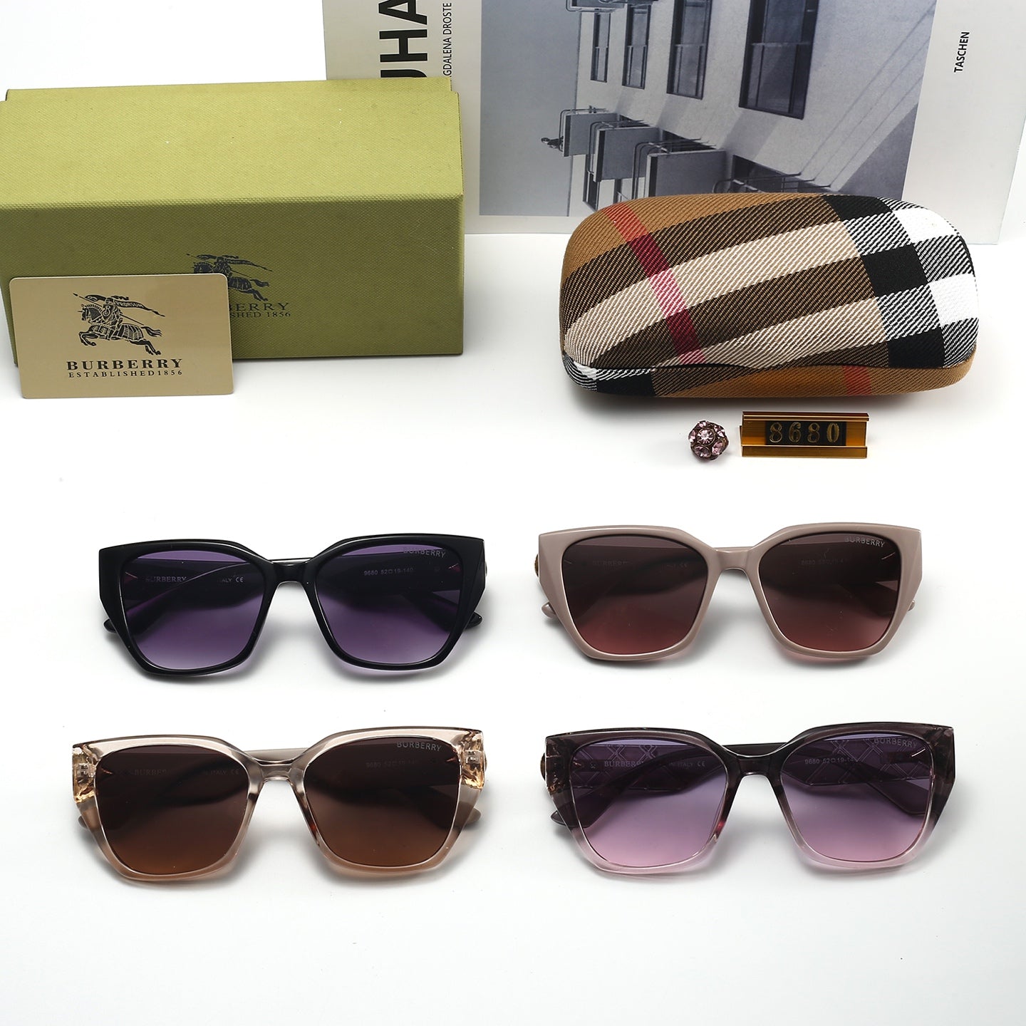 5 Color Classic Women's Sunglasses 8680