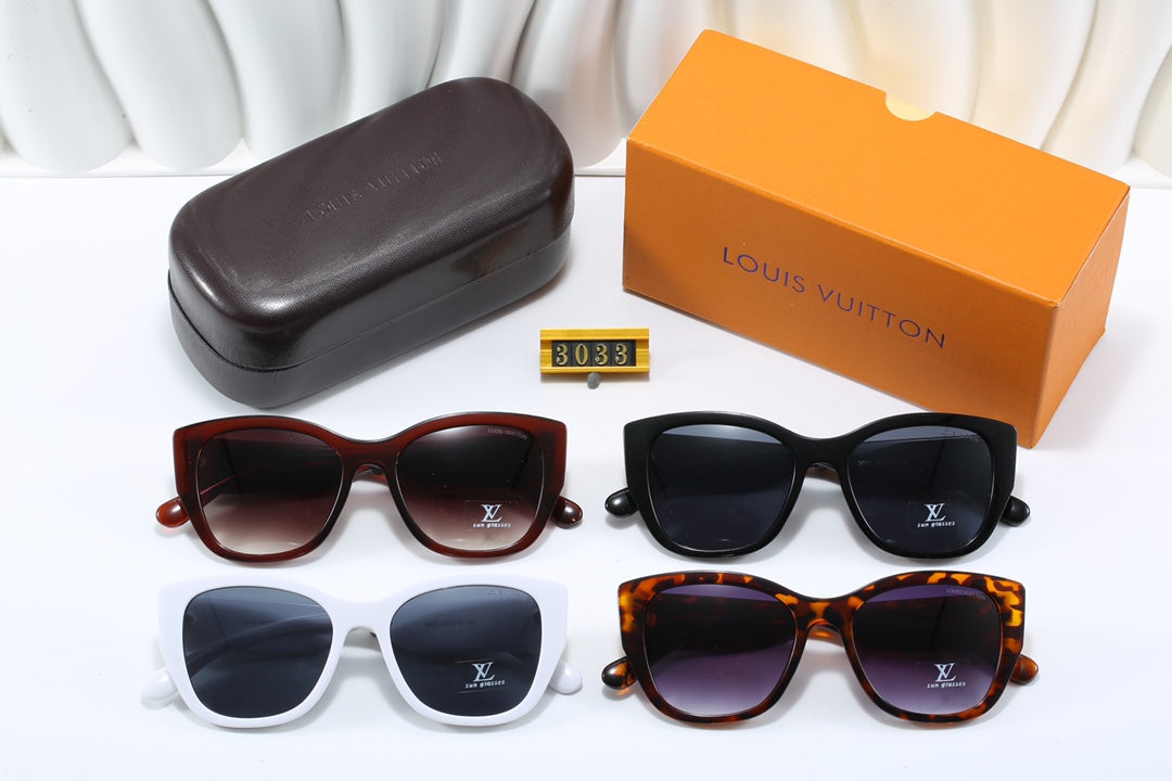 4 Color Trendy Sunglasses  3033