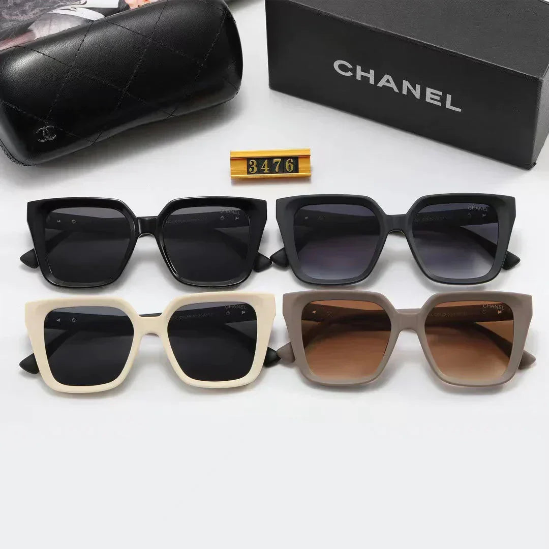 4-color double  rhombic temple polarized sunglasses