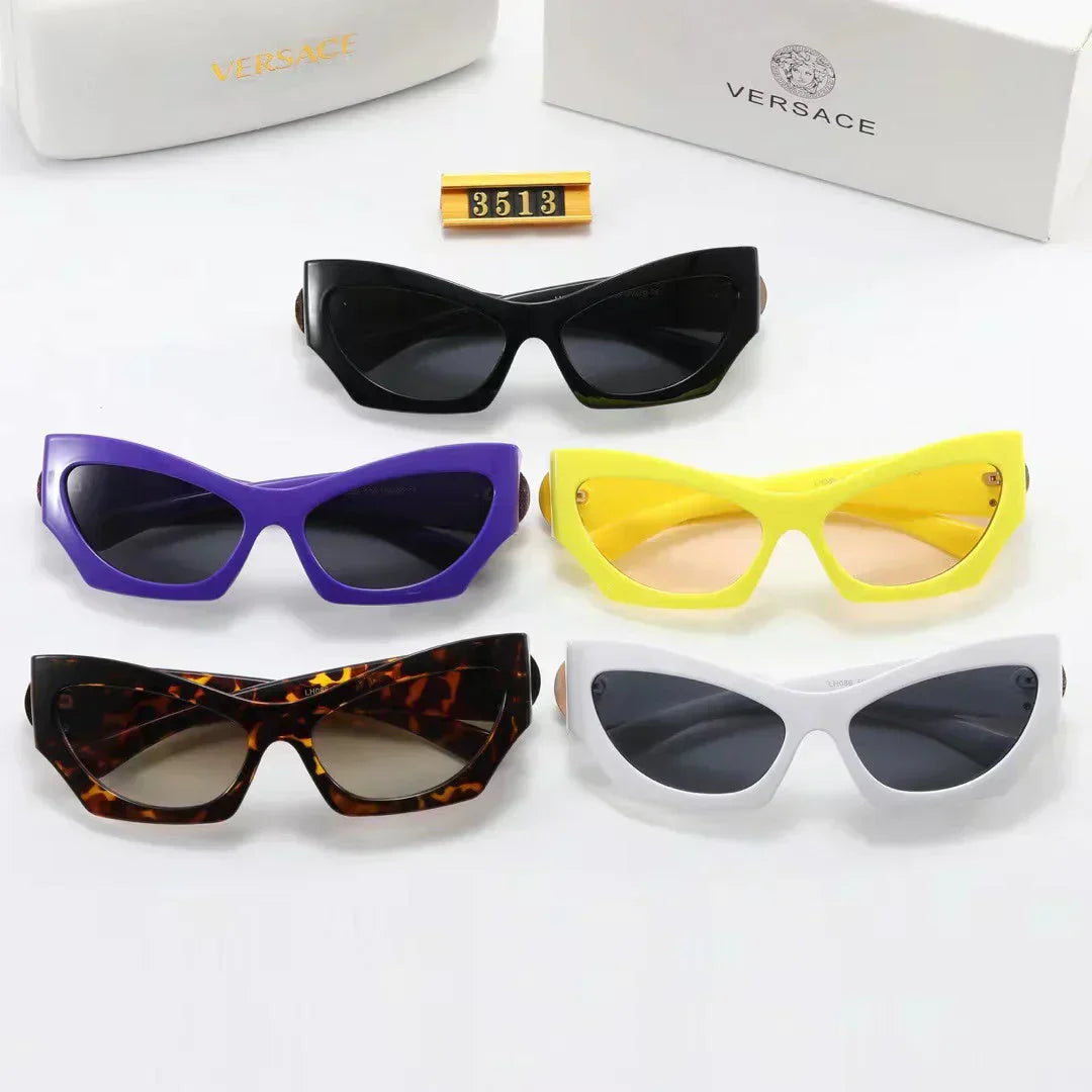 4-color fashion lion head polarized sunglasses