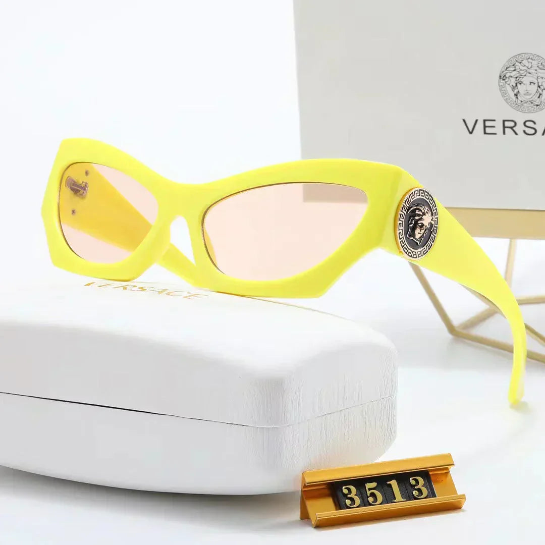 4-color fashion lion head polarized sunglasses